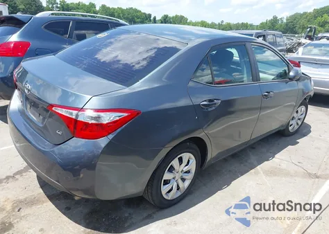 2015 Toyota Corolla Le из США, поврежденный, VIN 5YFBURHE4FP352059